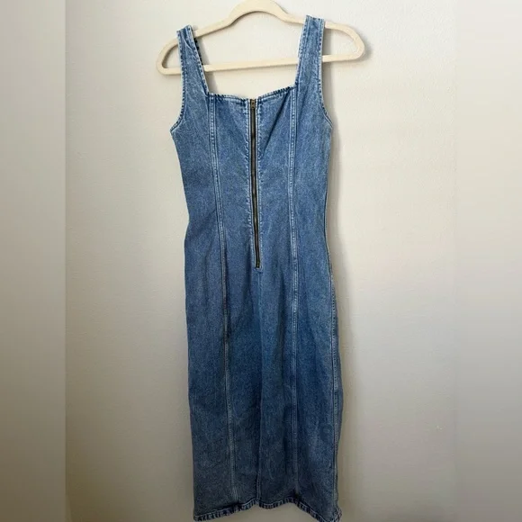 Abercrombie & Fitch Blue Denim Dress - Picture 6 of 8